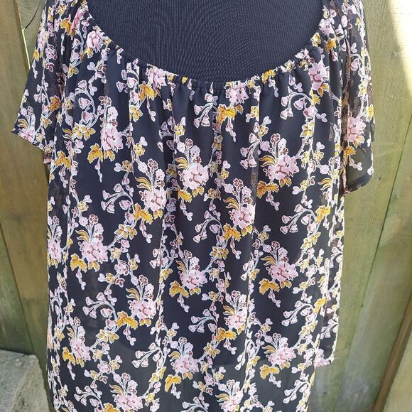 NWT I Jeans by Buffalo blouse. Size XL. Open shoul - Picture 1 of 8